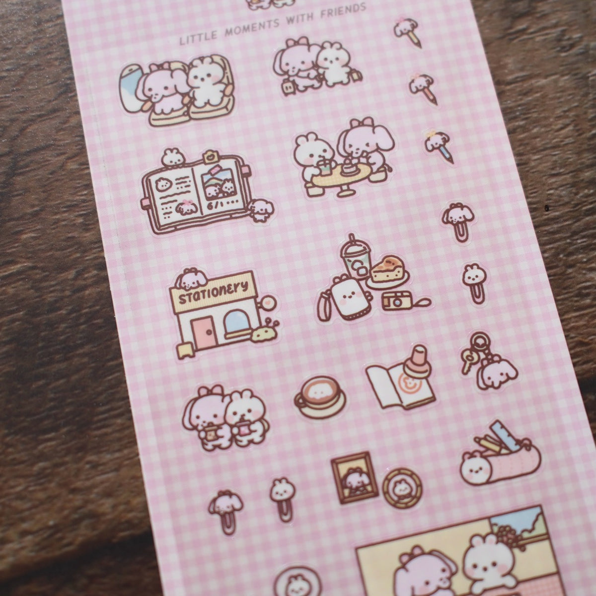 Pinky Elephant x 2jing2jing Sticker - Little Moments with Friends, Exclusive