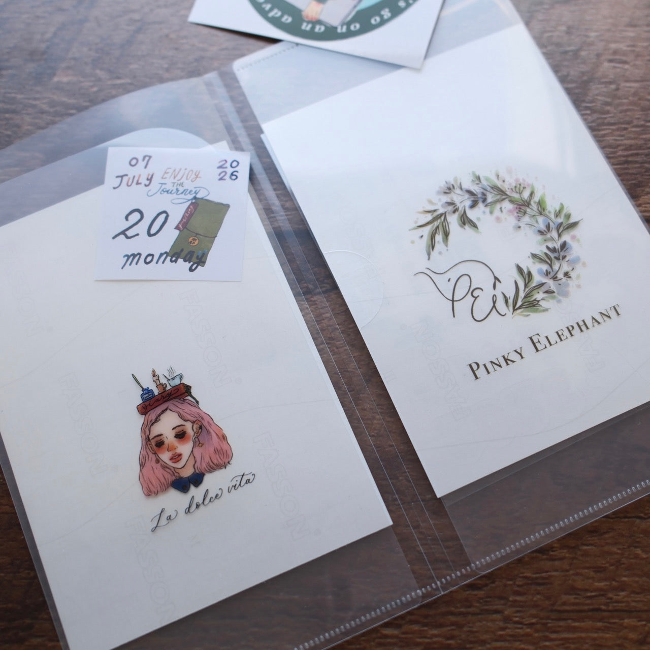 Pinky Elephant x La Dolce Vita Portable Folder, Exclusive Edition