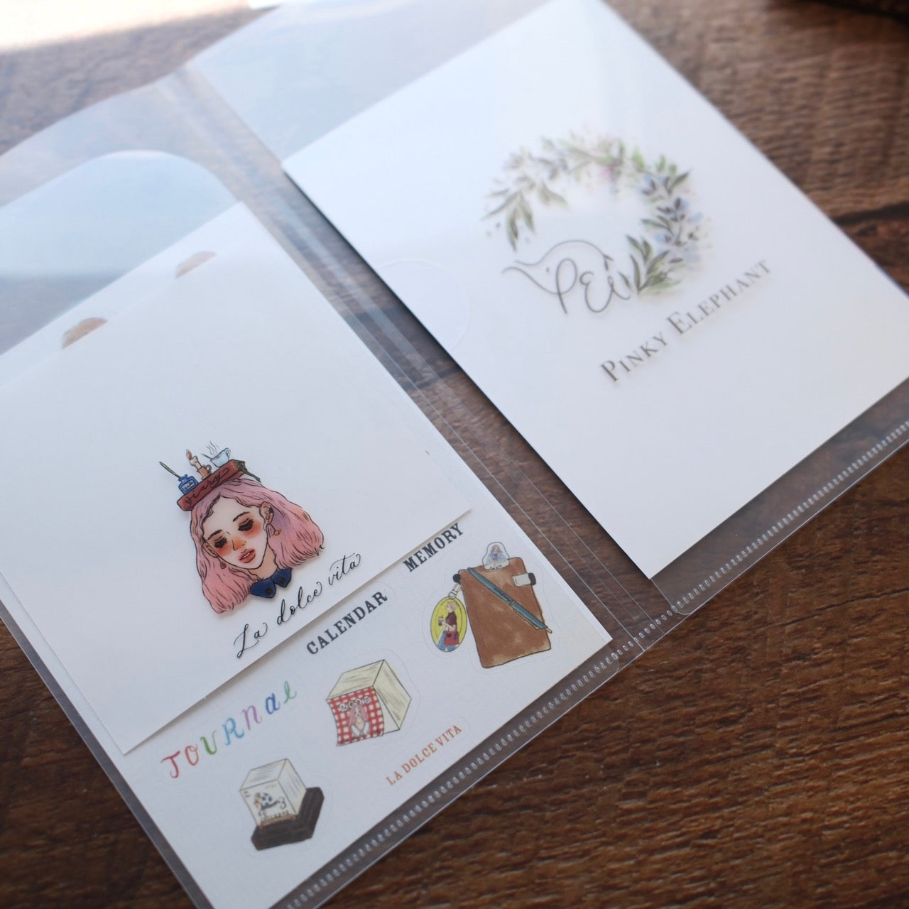 Pinky Elephant x La Dolce Vita Portable Folder, Exclusive Edition