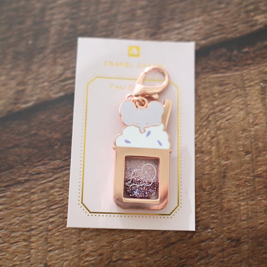 Pinky Elephant x Thousand Skies Elephant Enamel Charm  - Lavender Latte