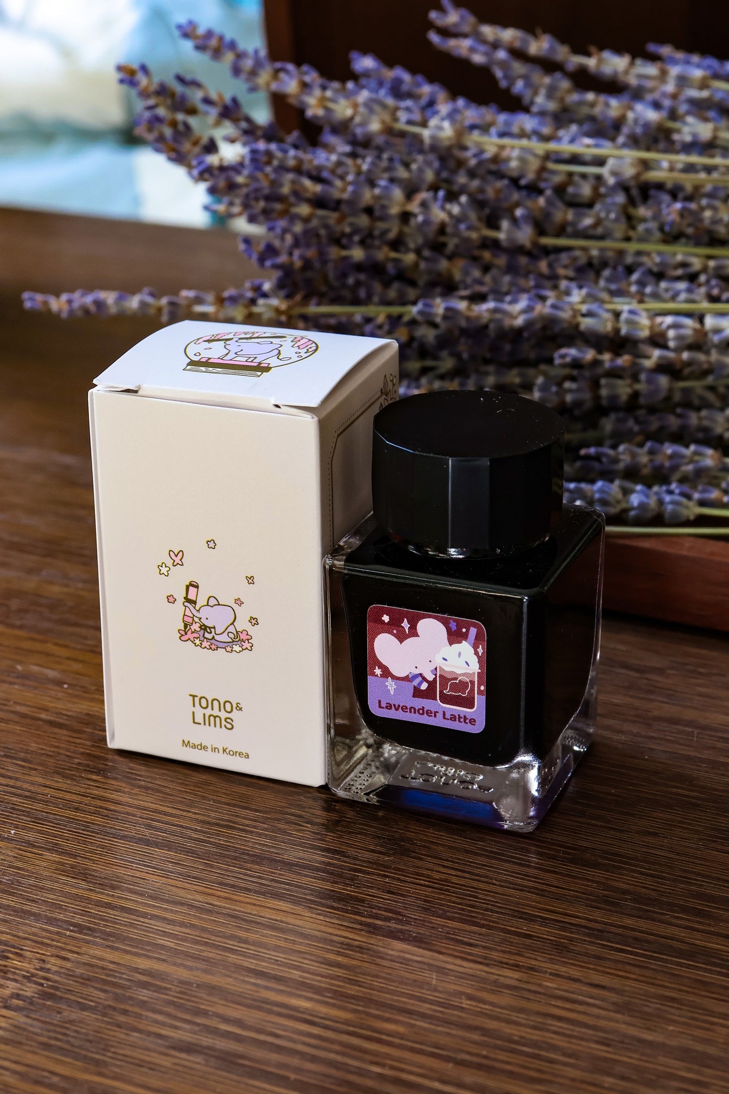 Pinky Elephant x Thousand Skies x Tono & Lims Bottled Ink - Lavender Latte