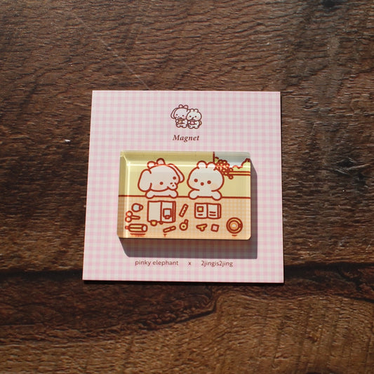 Pinky Elephant x 2jingis2jing Magnet - Little Moments with Friends, Exclusive
