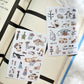 Pion Die-cut Paper Sticker - Cat Girl, 2 designs/sheet