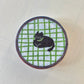 Pion Slim Washi Tape, Cat on the Rug, 2 designs