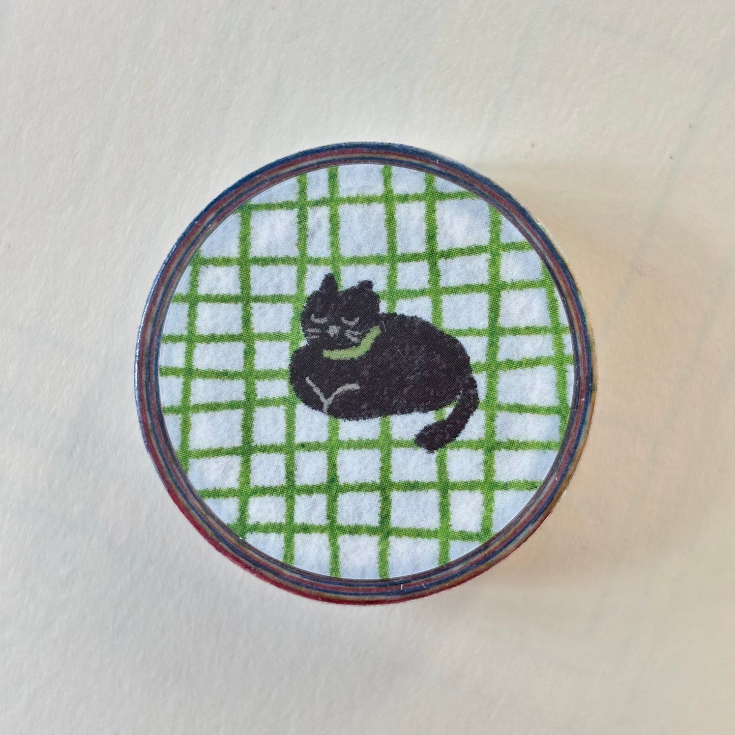 Pion Slim Washi Tape, Cat on the Rug, 2 designs