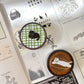 Pion Slim Washi Tape, Cat on the Rug, 2 designs