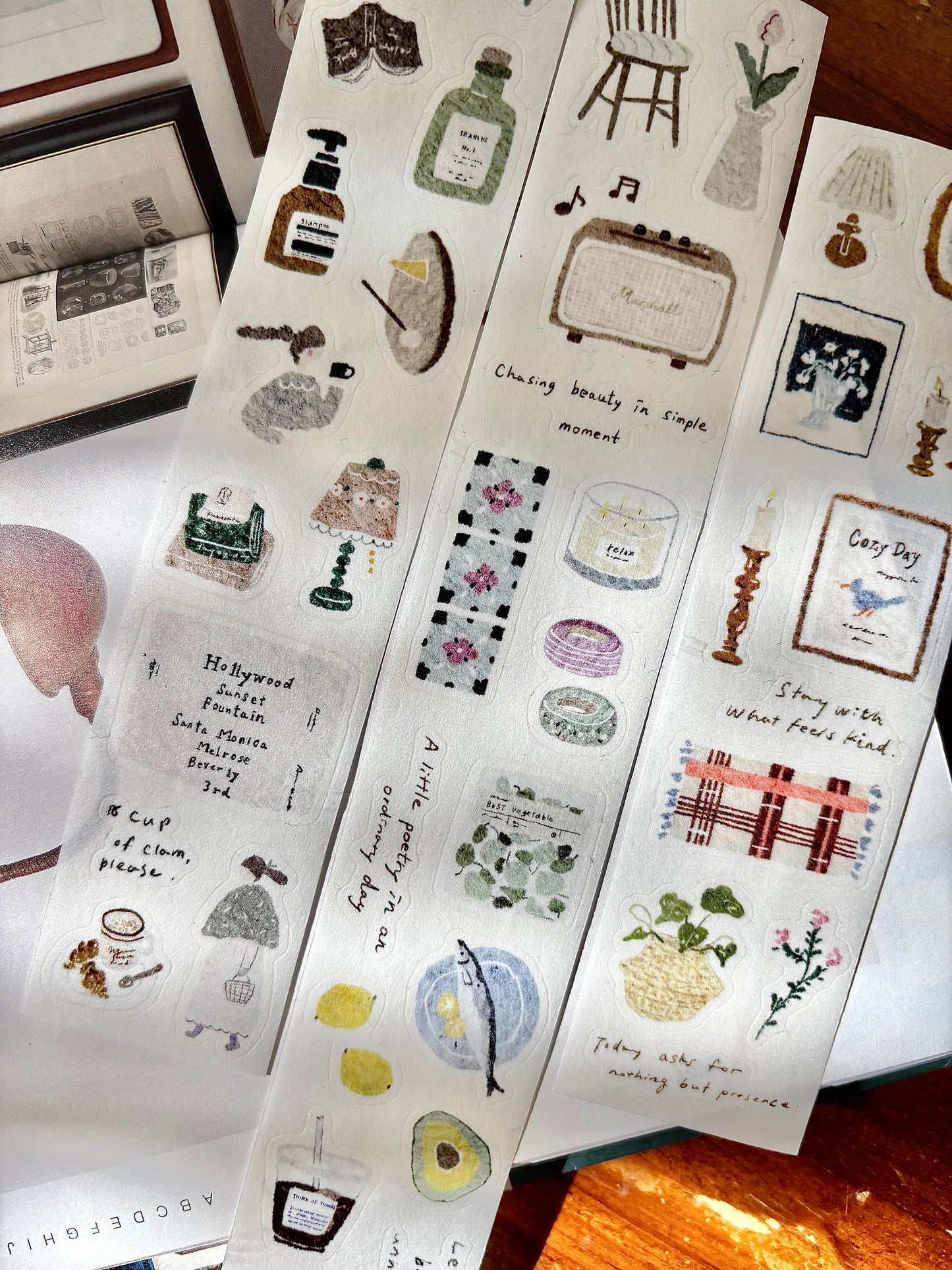 Pion "Cozy Mood" Kiss-Cut Washi Tape