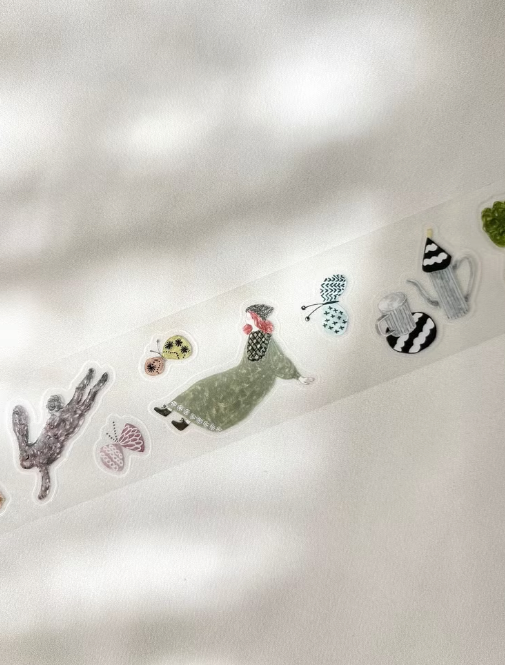 Pion "Fabric" Kiss-Cut Clear PET Tape