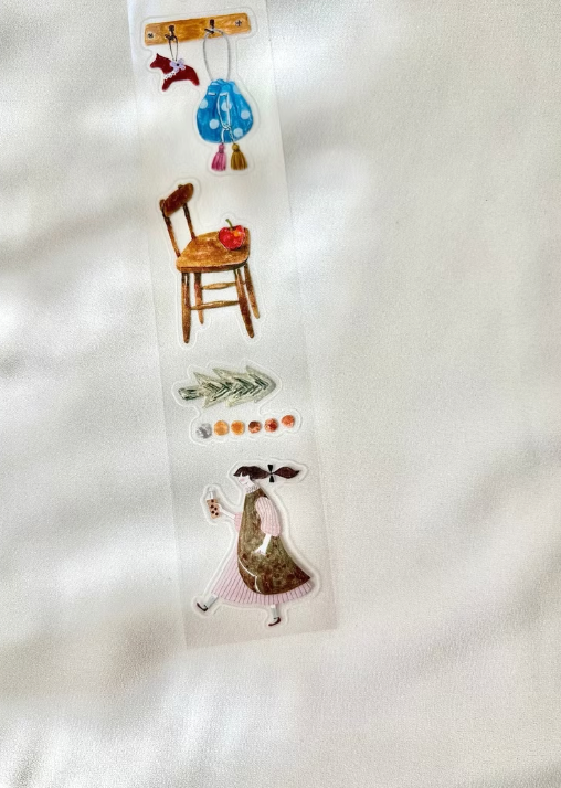 Pion "Fabric" Kiss-Cut Clear PET Tape