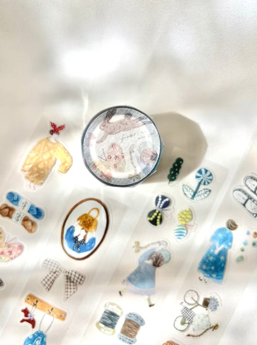 Pion "Fabric" Kiss-Cut Clear PET Tape