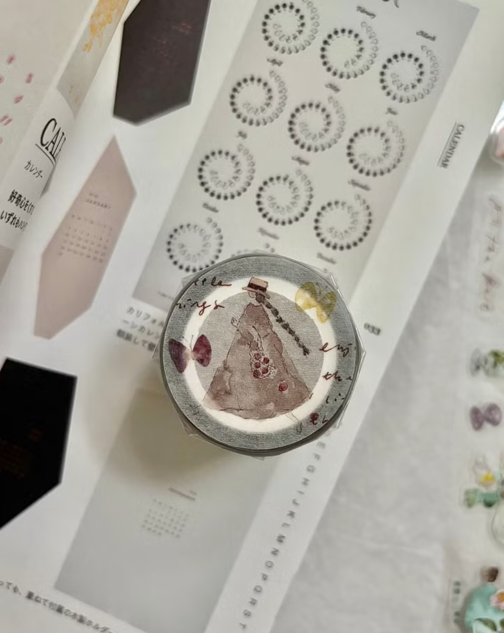 Pion "mini girl" Kiss-Cut Clear PET Tape