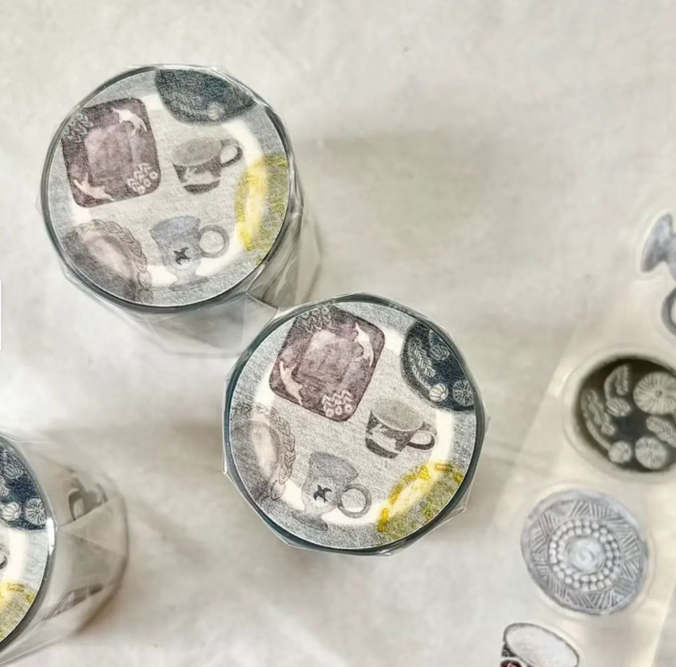 Pion "Pottery" Kiss-Cut Clear PET Tape