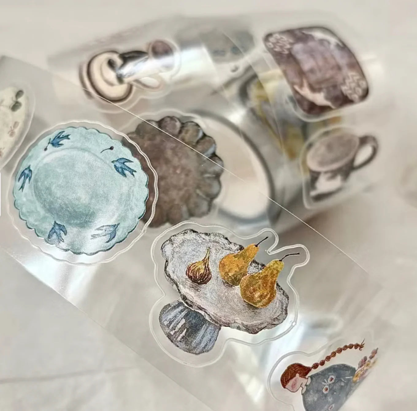 Pion "Pottery" Kiss-Cut Clear PET Tape