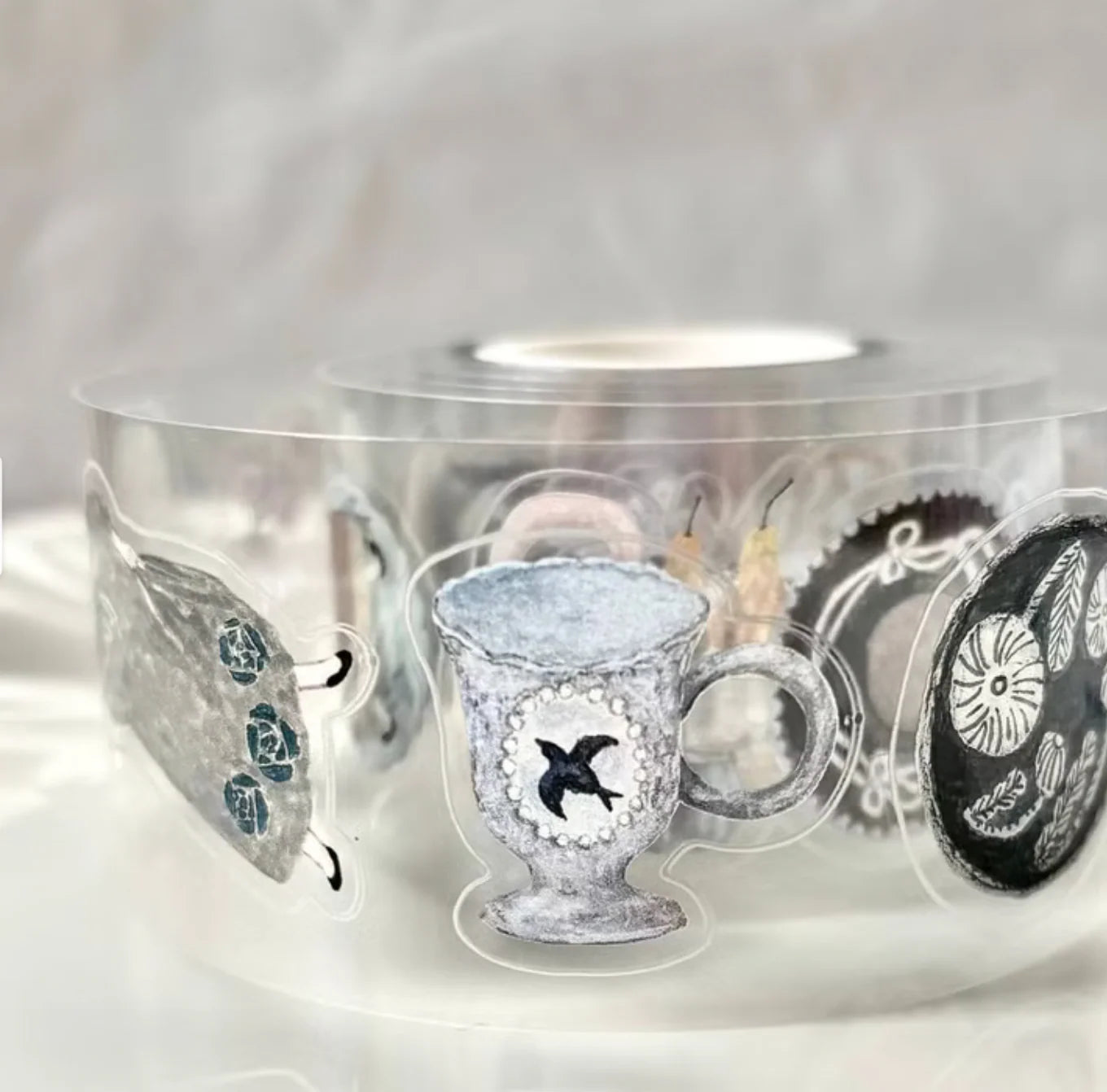 Pion "Pottery" Kiss-Cut Clear PET Tape