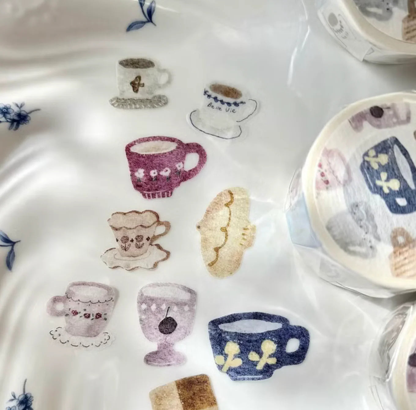 Pion "Afternoon Tea" Kiss-cut Washi Tape