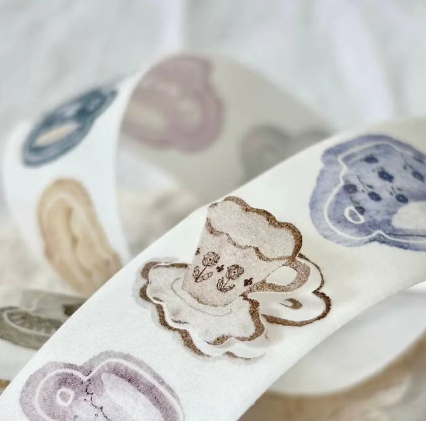 Pion "Afternoon Tea" Kiss-cut Washi Tape