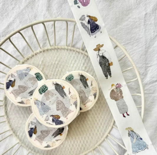 Pion "Artsy Girl" Kiss-cut Washi Tape