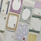 Pion Mini 5 Size Memo Paper, 2 designs