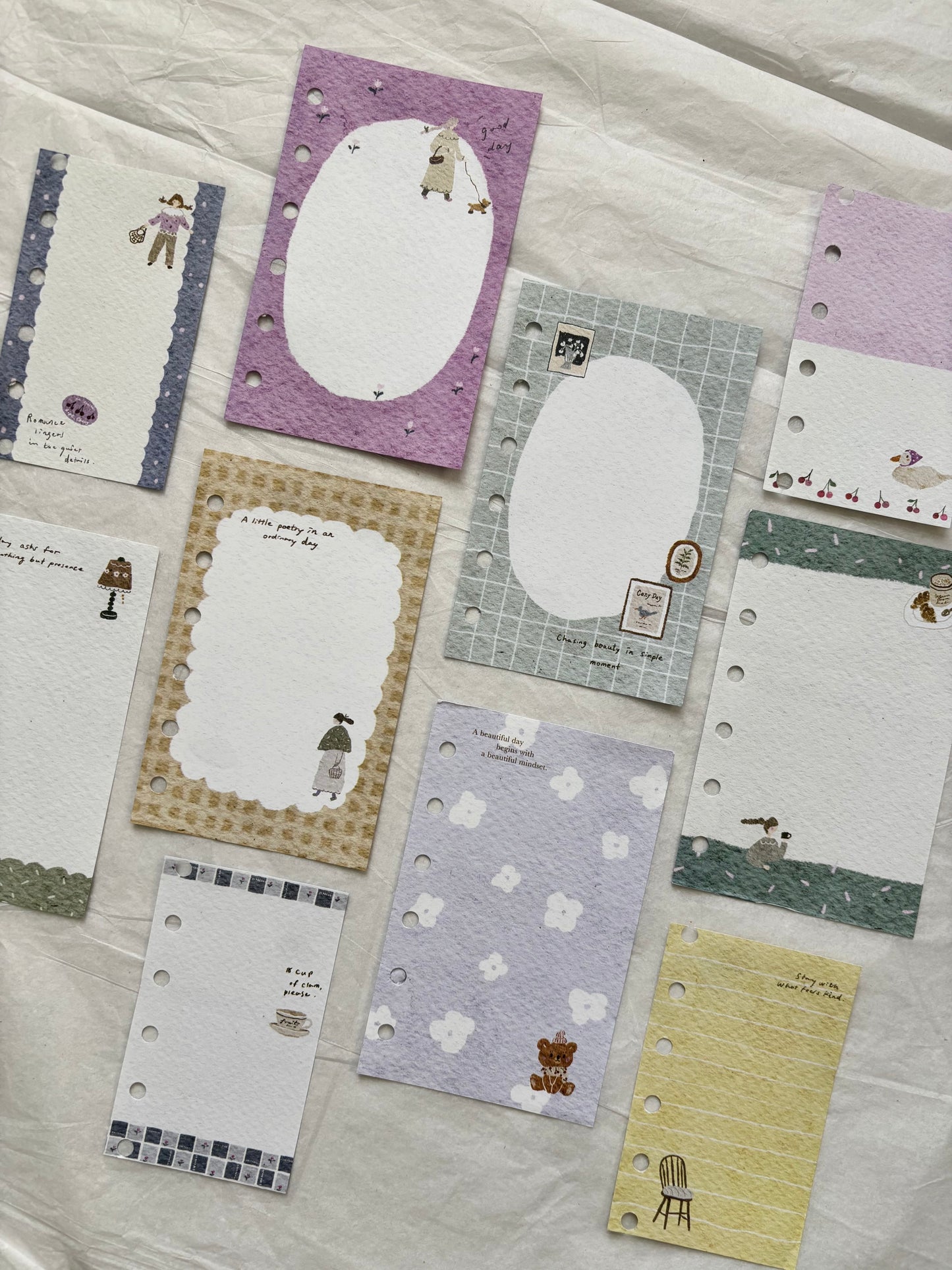 Pion Mini 5 Size Memo Paper, 2 designs