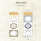 Pion Memo Pad, 2 designs