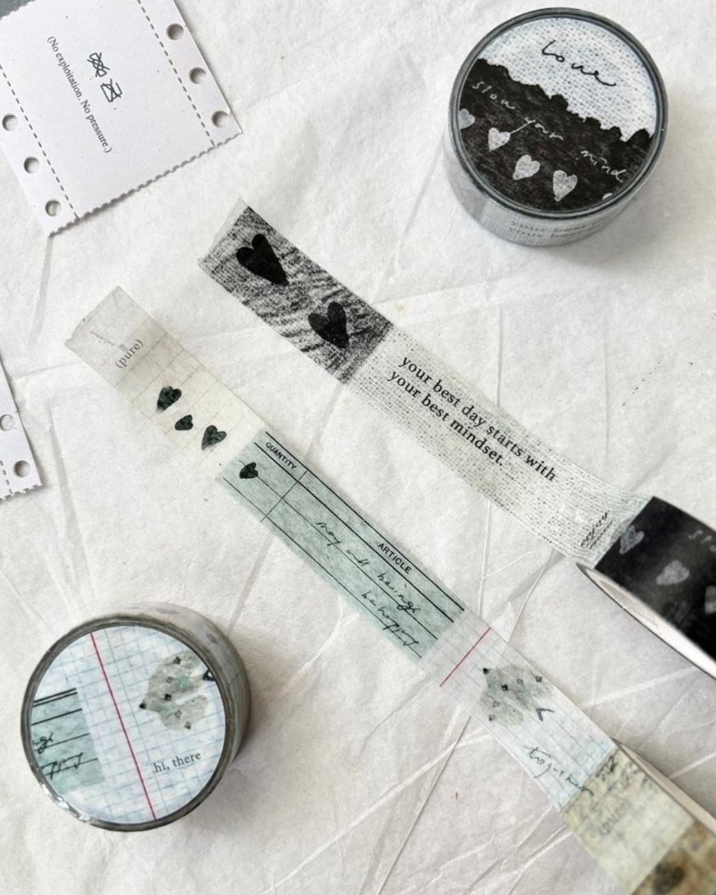 Pion Slim Washi Tape, 2 designs