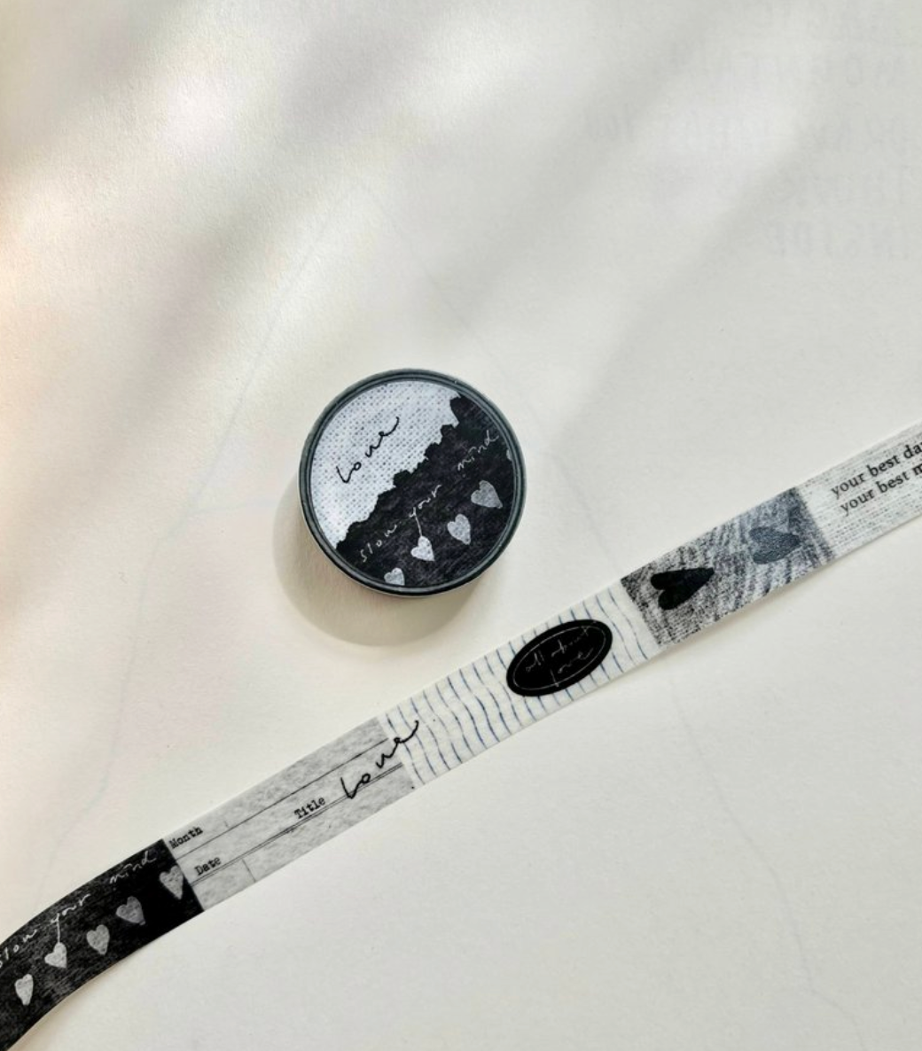 Pion Slim Washi Tape, 2 designs