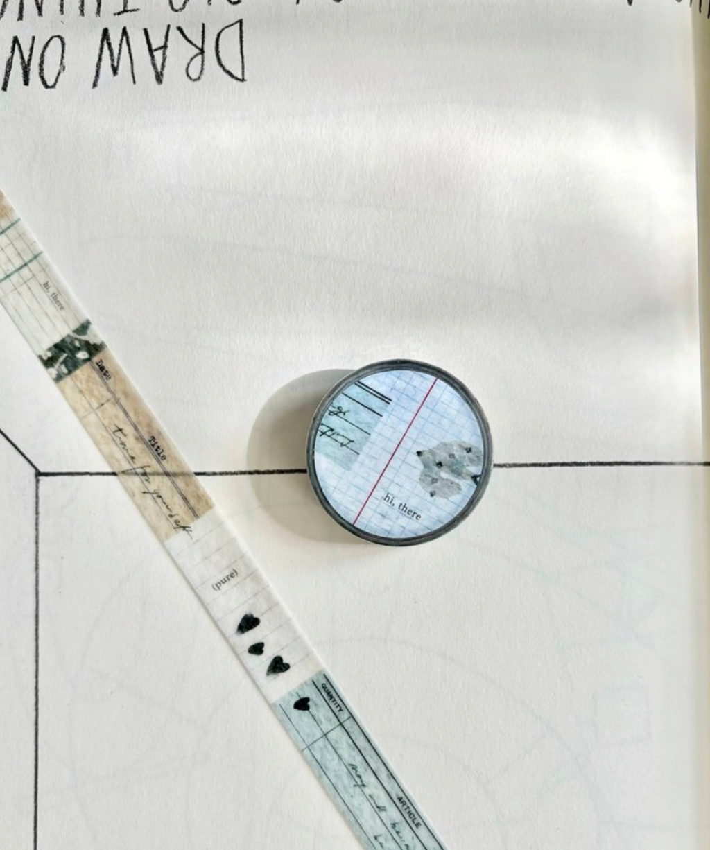 Pion Slim Washi Tape, 2 designs