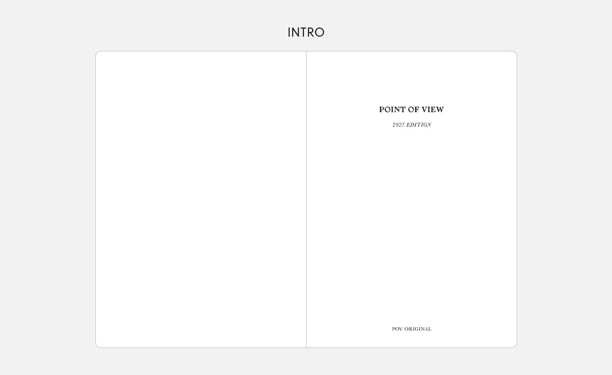 Point Of View 2027 Diary Duo Book