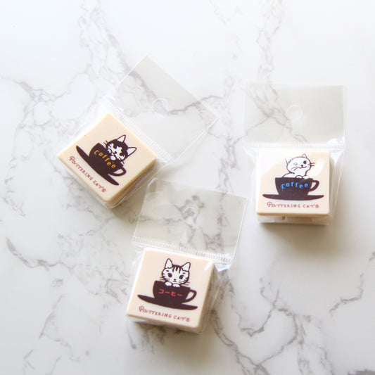 Pottering Cat Coffee Clip, 3 designs