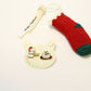 Pottering Cat Enamel Pin - Christmas Cake, Special Edition