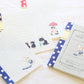 Pottering Cat Notebook-Style Note Pad - Polka Dot
