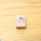 Pottering Cat Small Rubber Stamp - Milk