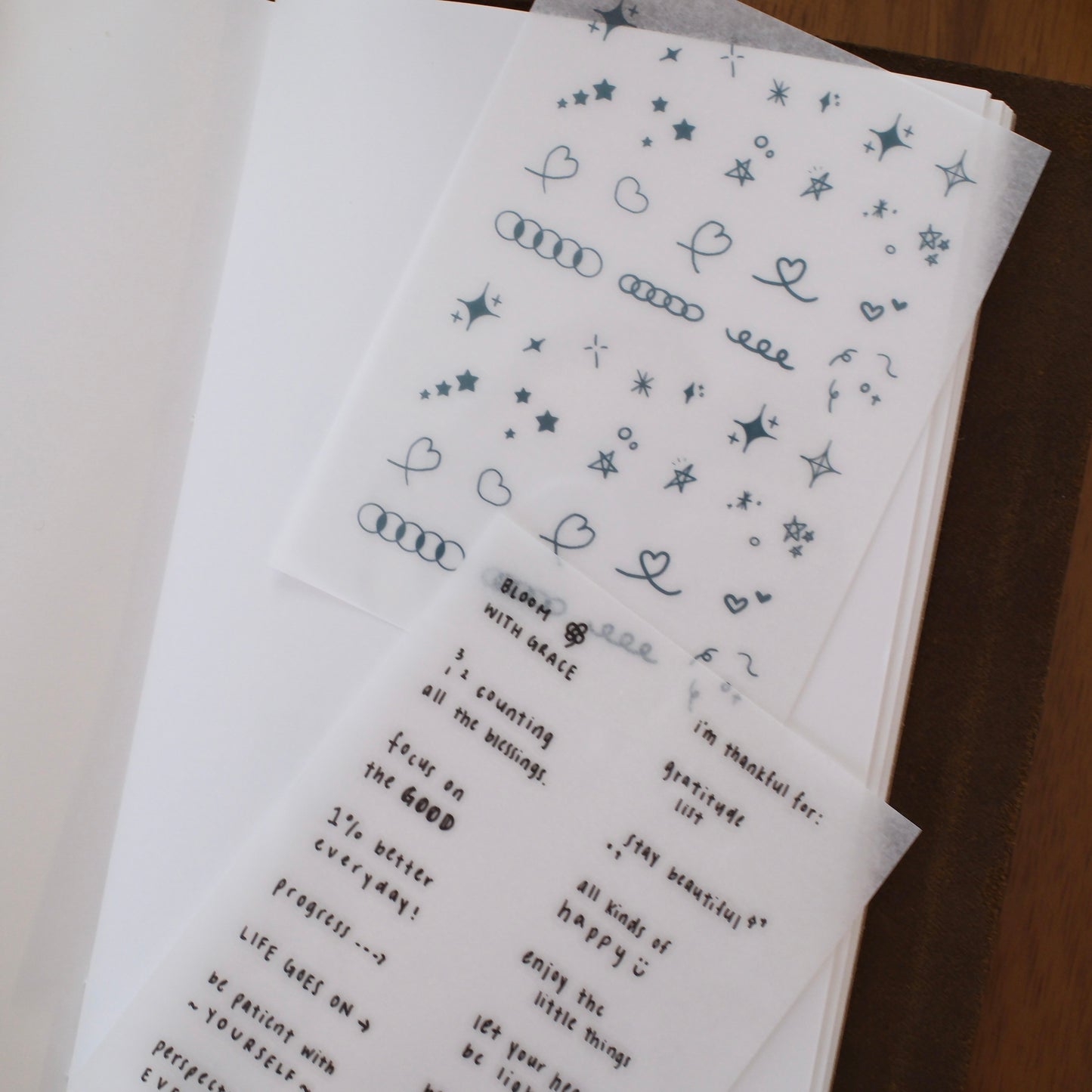 rabch.jpg Print-On Sticker - Dear Journal, 3 colors