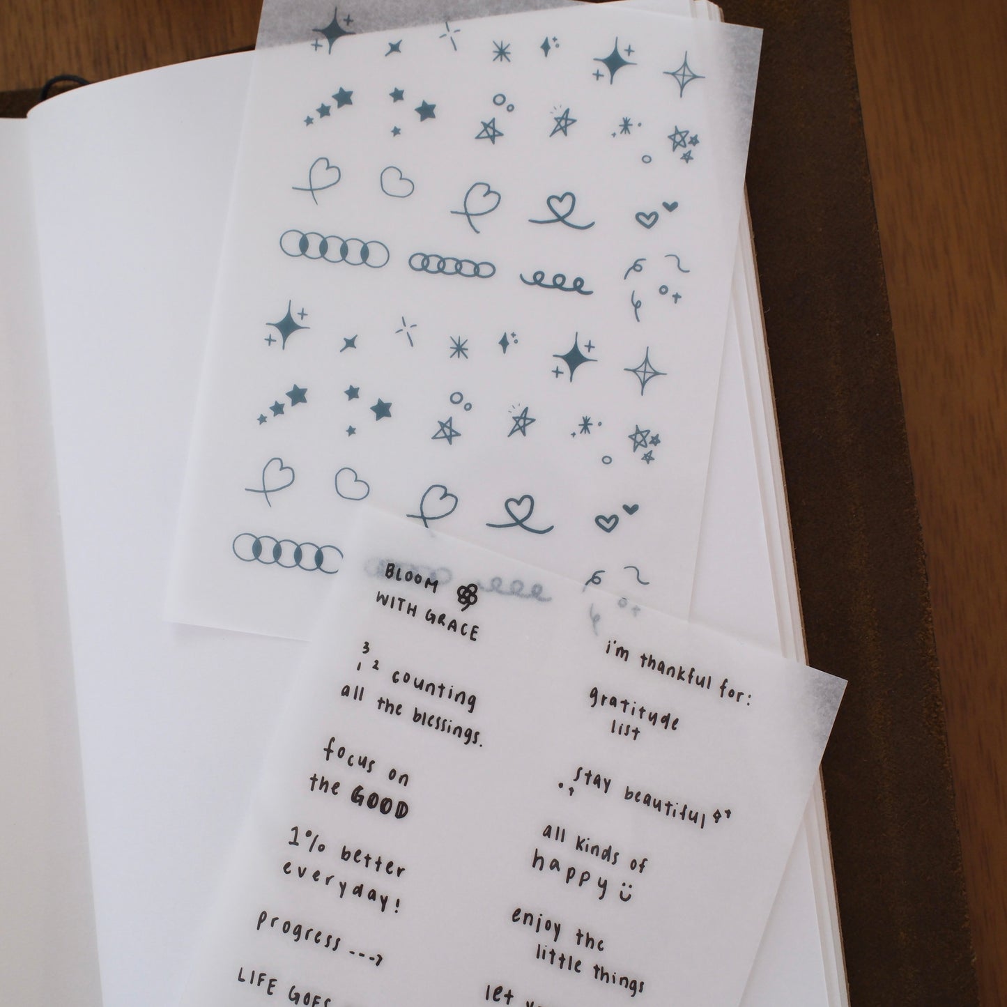 rabch.jpg Print-On Sticker - Dear Journal, 3 colors