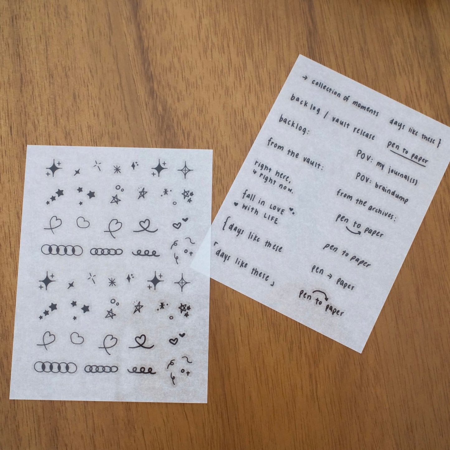 rabch.jpg Print-On Sticker - Dear Journal, 3 colors