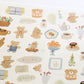 ranmyu A4 sticker sheet - Happy Tea Party