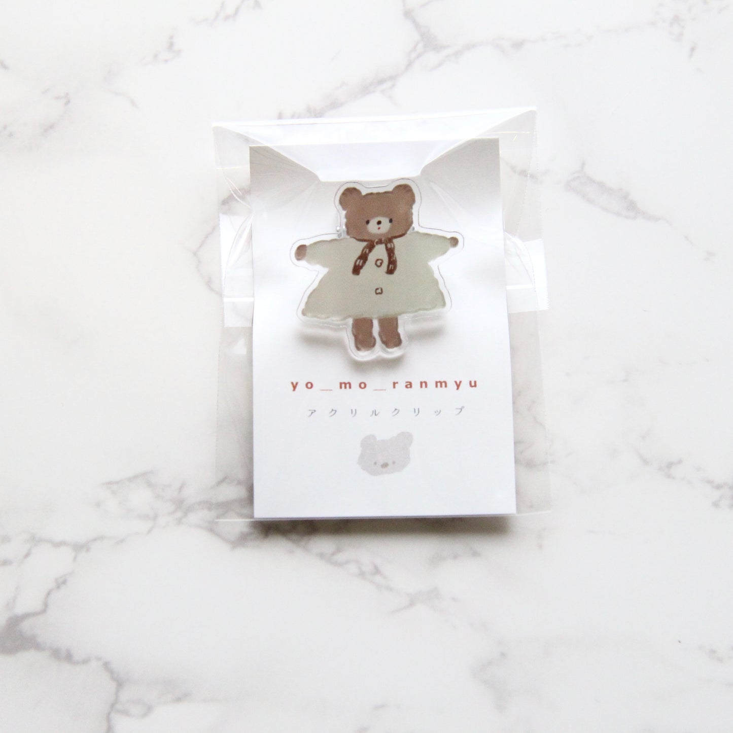 ranmyu Acrylic Clips - Bear Collection I