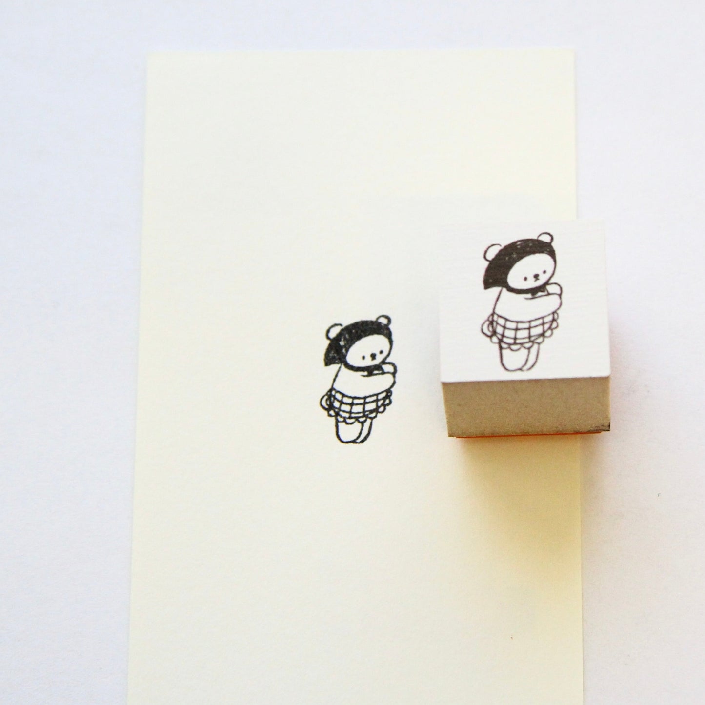 ranmyu Cooking Rubber Stamp - Chef Bear and Two Mini Sets