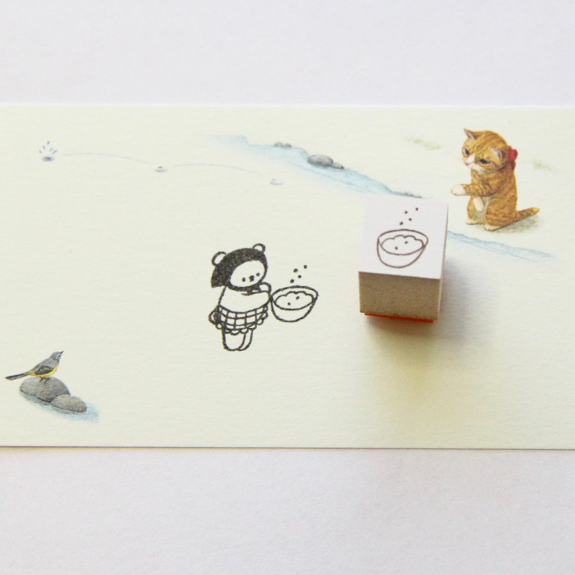 Ranmyu mini rubber stamps - 1.2 x 1.2cm