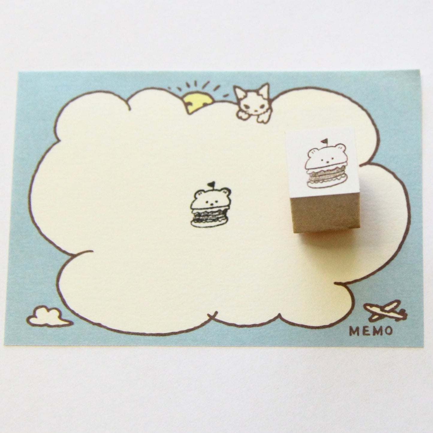 ranmyu Cooking Rubber Stamp - Chef Bear and Two Mini Sets