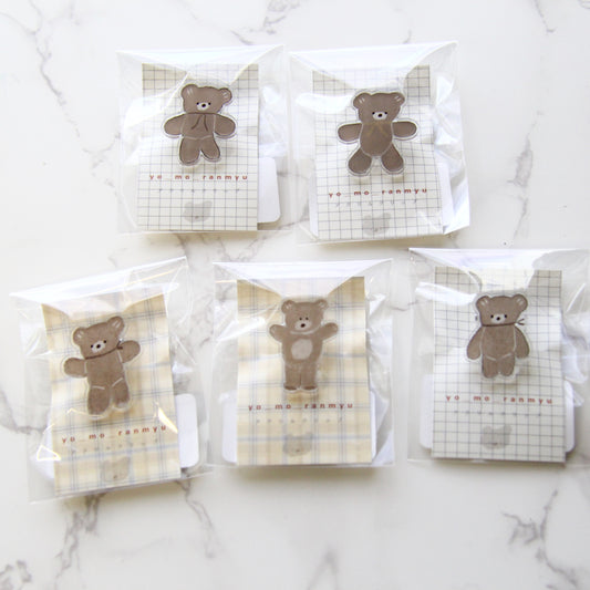 ranmyu Acrylic Clips - Bear Collection II