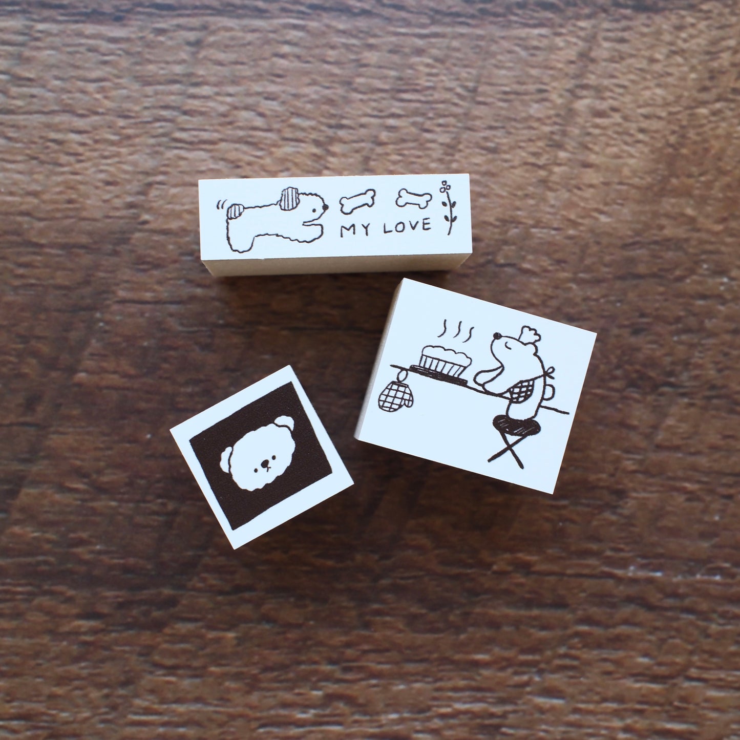 ranmyu Rubber Stamp - Fresh Bakery Kuma