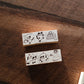 ranmyu Rubber Stamp - 2.5x2.5cm, 6 designs