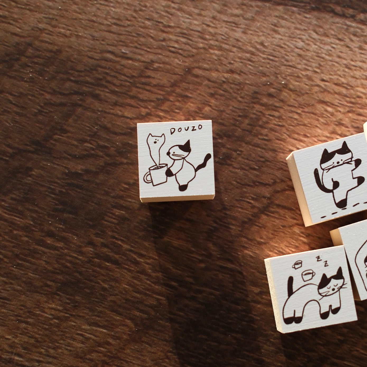 ranmyu Rubber Stamp - 2.5x2.5cm, 6 designs