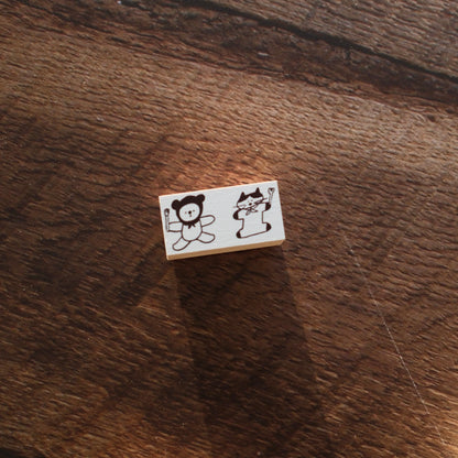 ranmyu Rubber Stamp - 2x4cm, 3 designs
