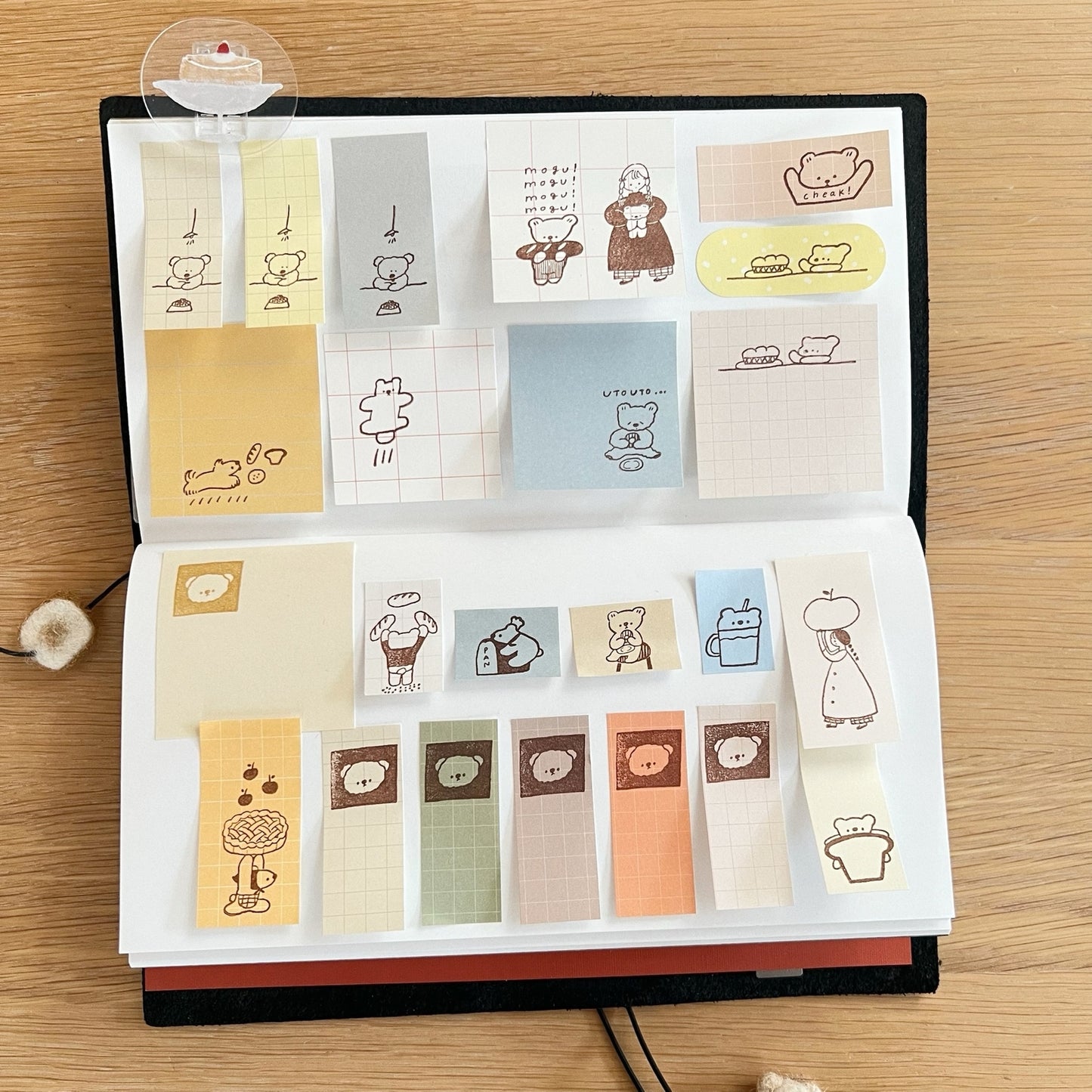 ranmyu Rubber Stamp - Kuma Straw Cup