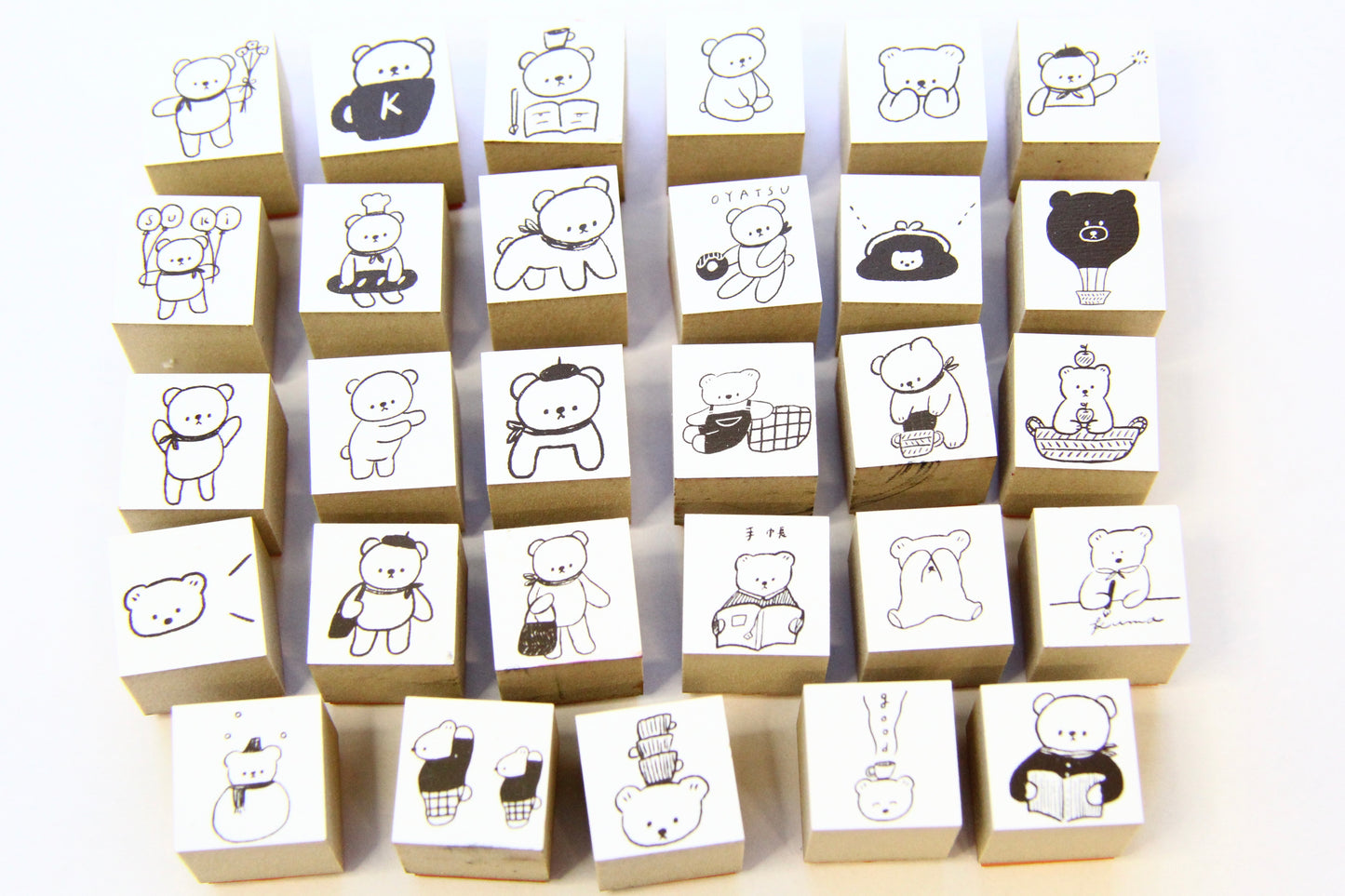 ranmyu Rubber Stamp - Bear with Magic Wand