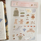 ranmyu Sticker Sheet - Forest Animals and Fruits
