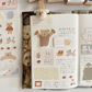 ranmyu Sticker Sheet - Forest Animals and Fruits