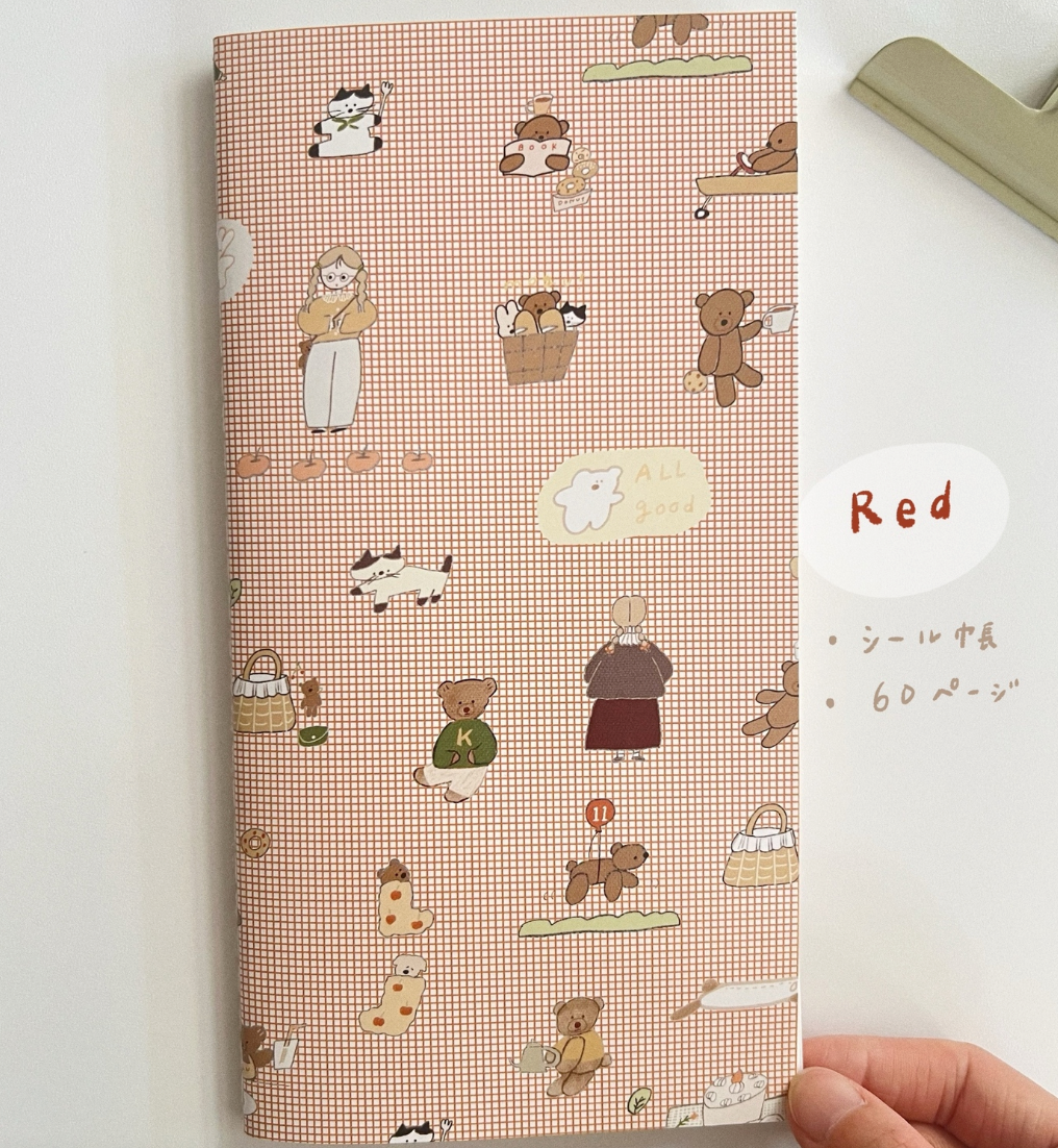 ranmyu Slim Notebook - Sticker Storage Notebook